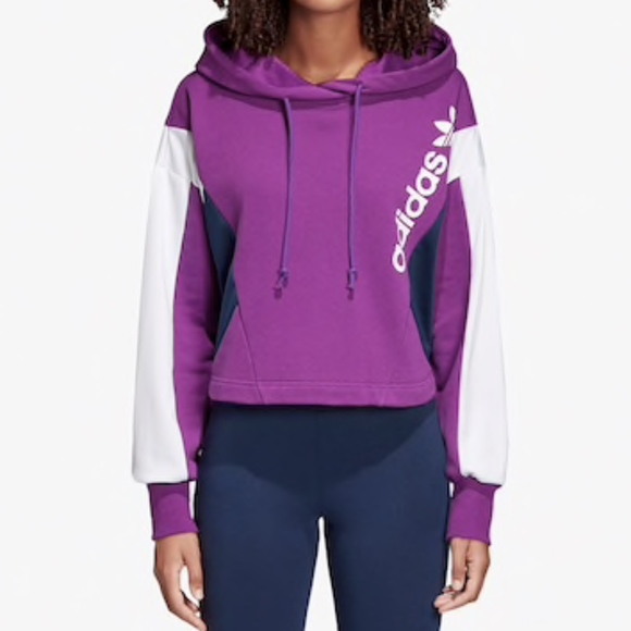 adidas 90s cropped hoodie